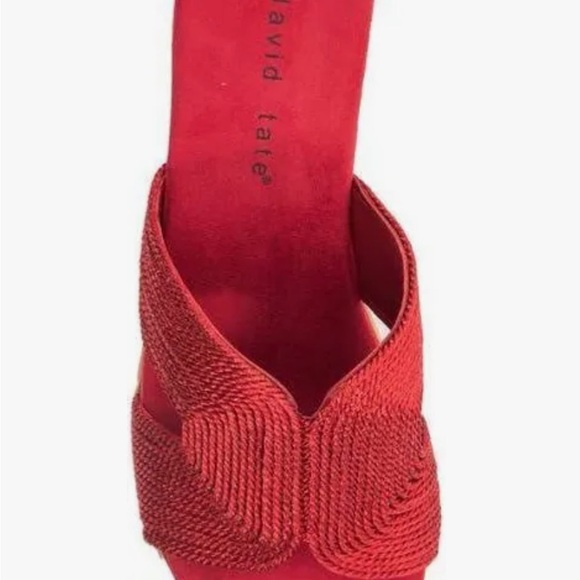 David Tate Holiday VIBE Women's Wedge Slide Sandalv size 8 - Picture 4 of 10